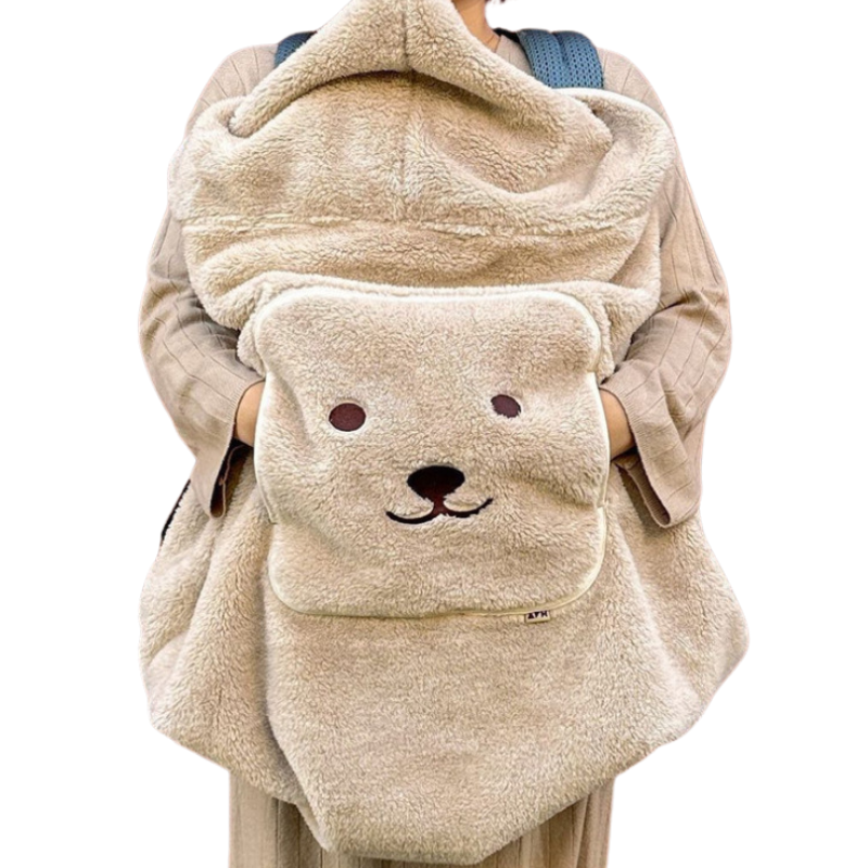 Couverture Porte-Bébé Polaire 2en1