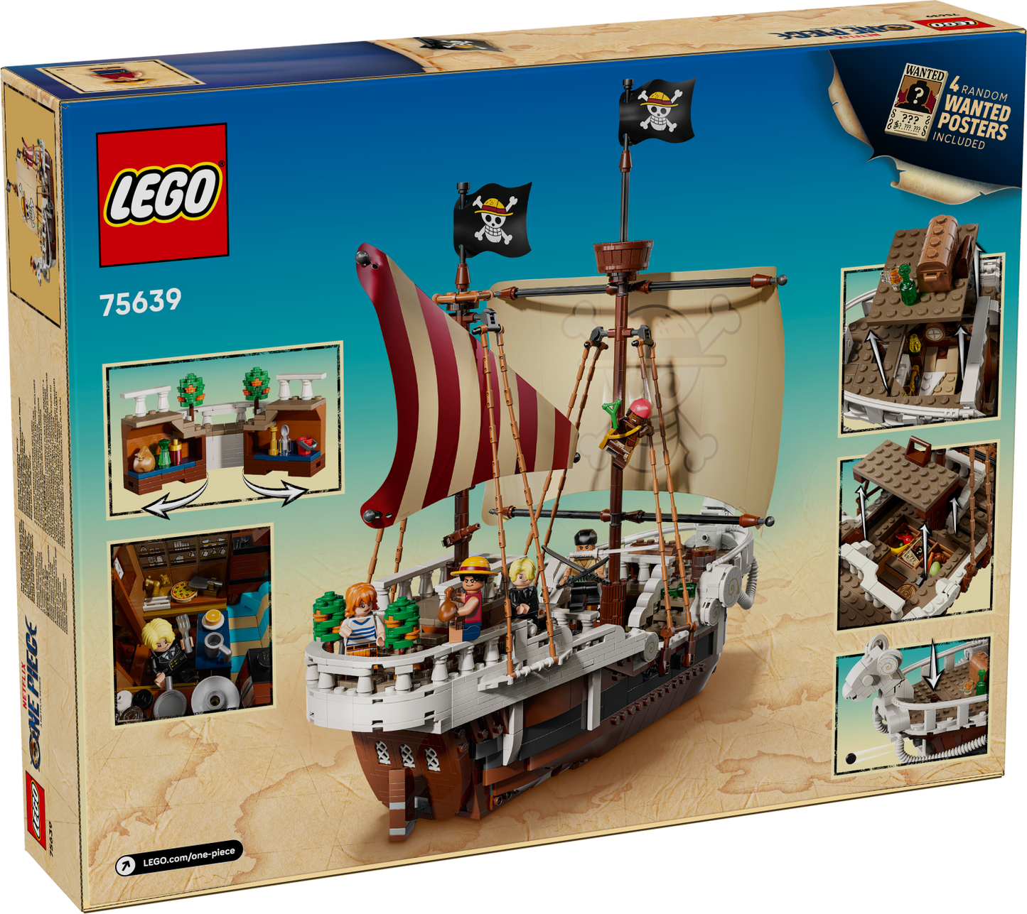 Lego One Piece 75639 Le bateau pirate Vogue Merry