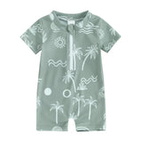 Maillot de Bain Bébé Garçon Manches Courtes