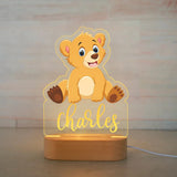 Personalized Baby Night Light with Adorable Animal Designs