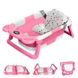 Baignoire pliable pour bébé avec thermomètre et support antidérapant – coussin et tapis inclus