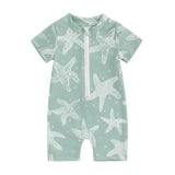 Maillot de Bain Bébé Garçon Manches Courtes