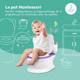 Pot d'apprentissage de la propreté avec bruit de chasse