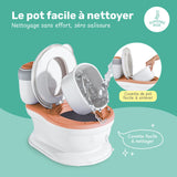 Pot d'apprentissage de la propreté avec bruit de chasse
