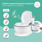 Pot d'apprentissage de la propreté avec bruit de chasse