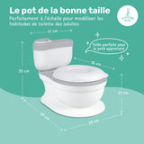 Pot d'apprentissage de la propreté avec bruit de chasse