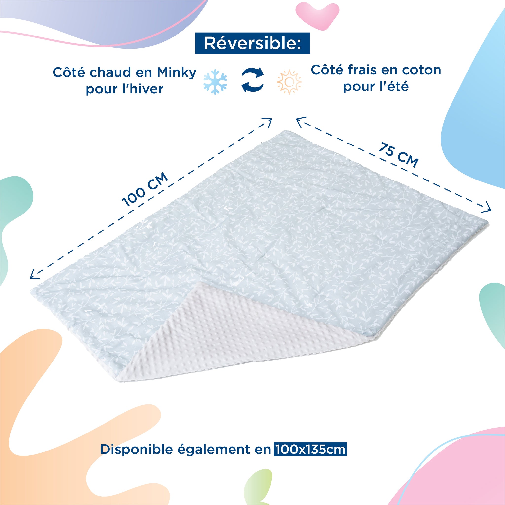 Couverture en Coton et Minky