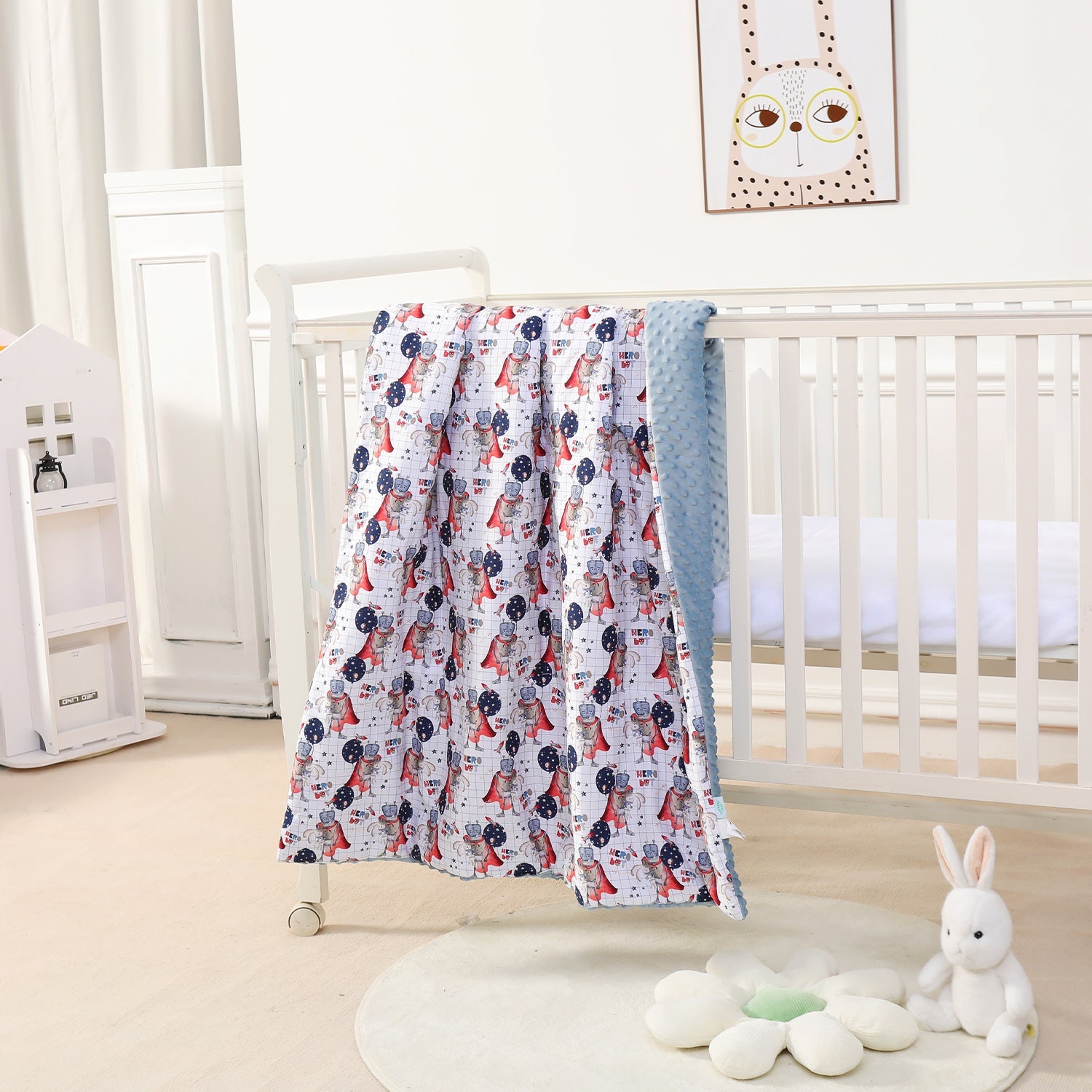 Couverture en Coton et Minky