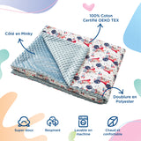 Couverture en Coton et Minky