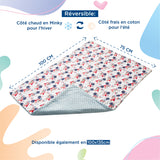 Couverture en Coton et Minky