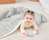 Couverture enfant en gaze de coton Oeko-Tex et minky