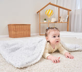 Couverture enfant en gaze de coton Oeko-Tex et minky