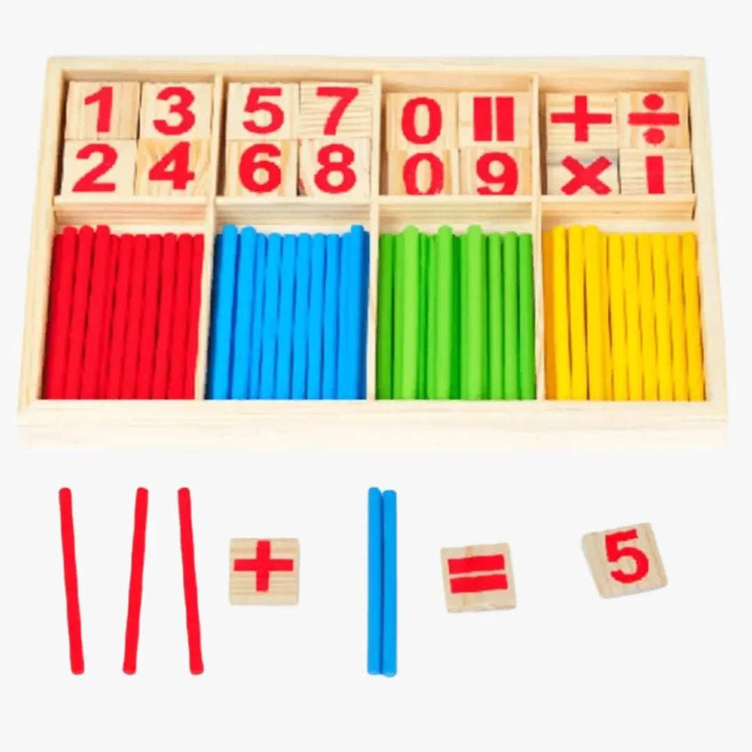 Montessori Wooden Counting Sticks - Intelligence Stick™