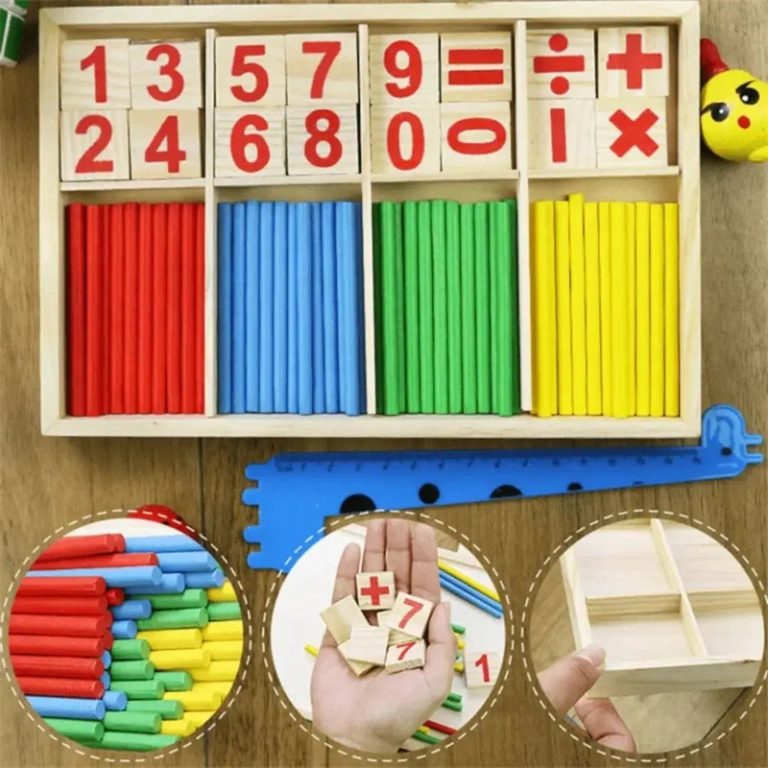 Montessori Wooden Counting Sticks - Intelligence Stick™