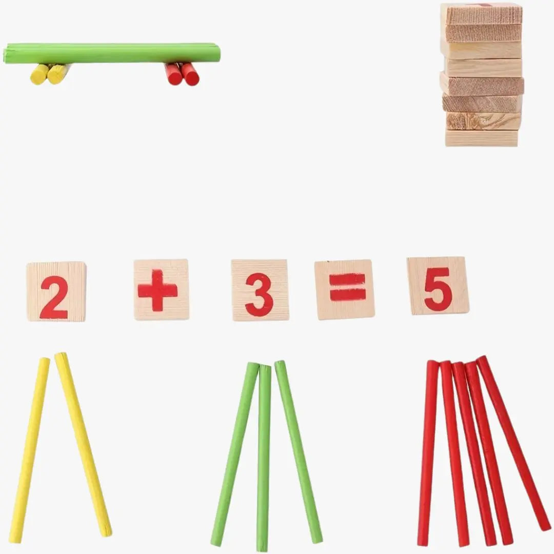 Montessori Wooden Counting Sticks - Intelligence Stick™