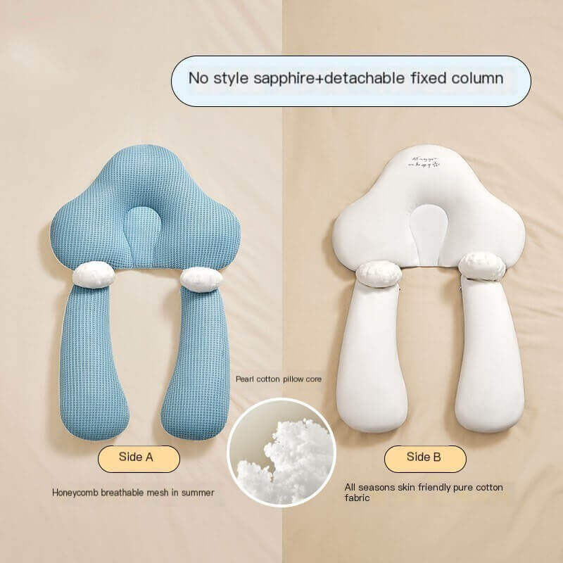 Cuscino Ergonomico per Neonati in Cotone Biologico PureRest™