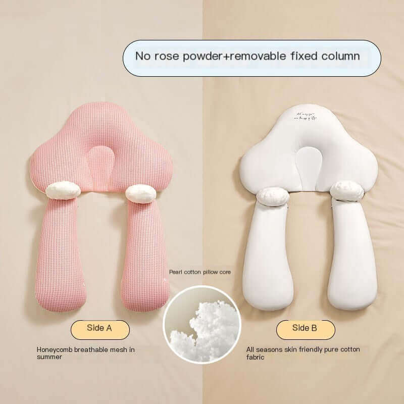 Cuscino Ergonomico per Neonati in Cotone Biologico PureRest™