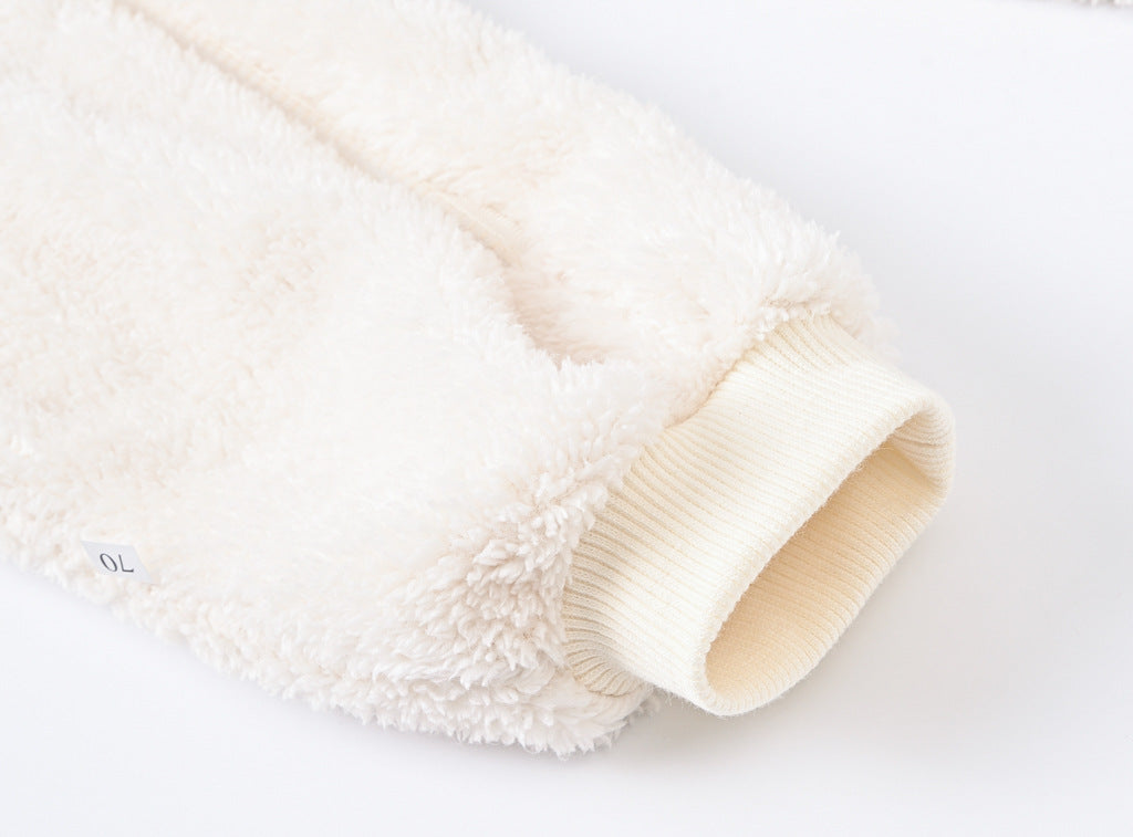Combinaison Tricotée Cosy en Coton (Barboteuse Style Pull)