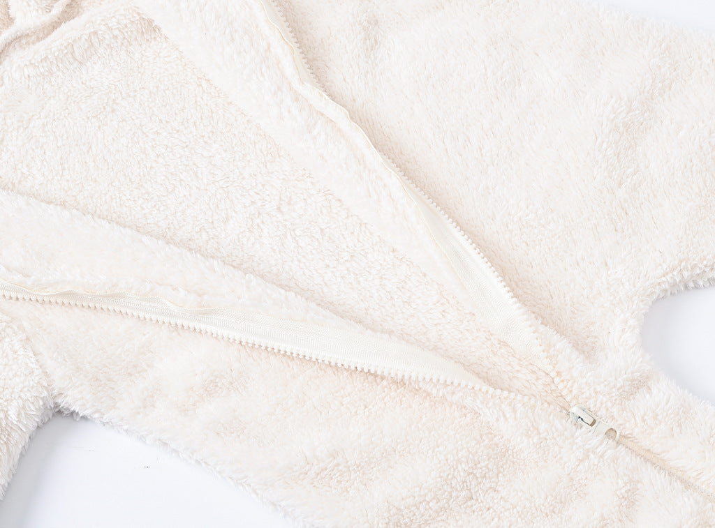 Combinaison Tricotée Cosy en Coton (Barboteuse Style Pull)