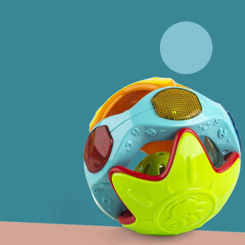 Ballon de Découverte Roulant pour le Temps sur le Ventre (Jouet de Motricité et Rampage)