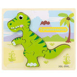 Puzzle 3D Dinosaure en Bois (Jouet Montessori)