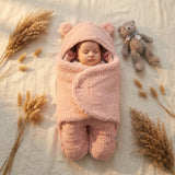 Nid d'ange Bébé - Couverture Polaire Ourson Hiver