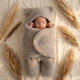 Nid d'ange Bébé - Couverture Polaire Ourson Hiver