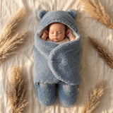 Nid d'ange Bébé - Couverture Polaire Ourson Hiver