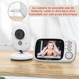 Baby monitor video con visione notturna