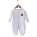 Baby romper with bear print
