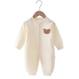 Baby romper with bear print