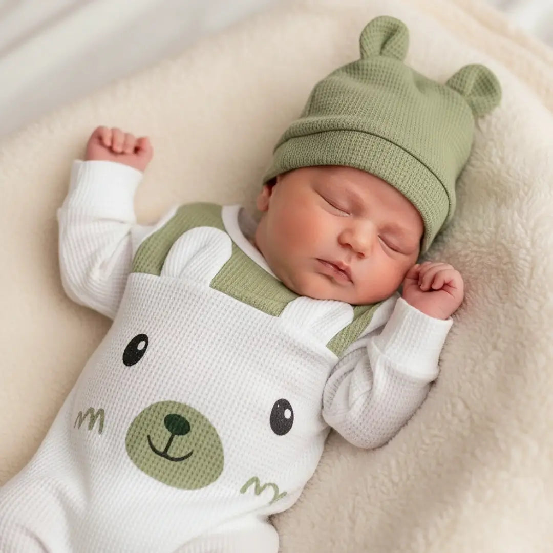 Tutina per bebè con orecchie da orso