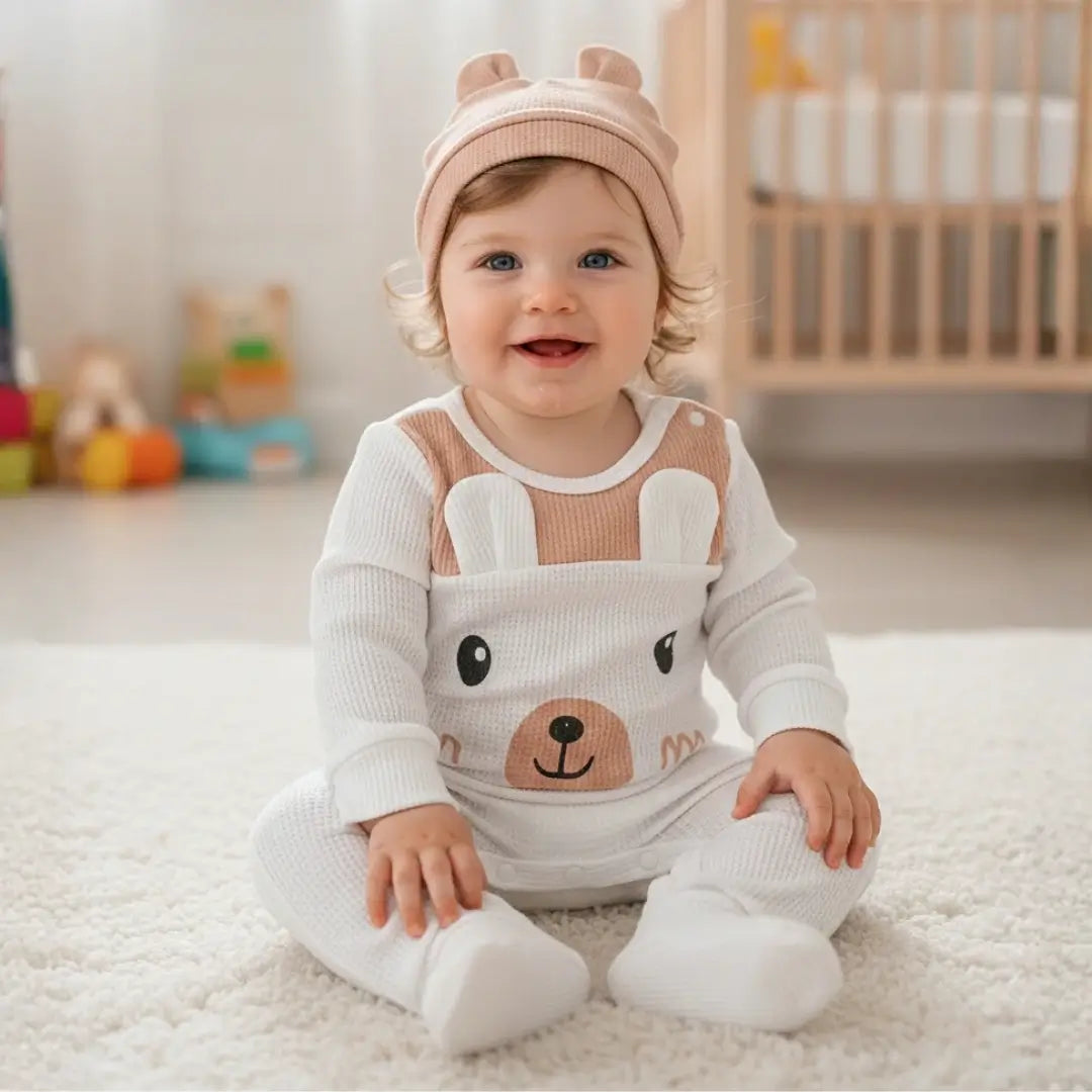 Tutina per bebè con orecchie da orso