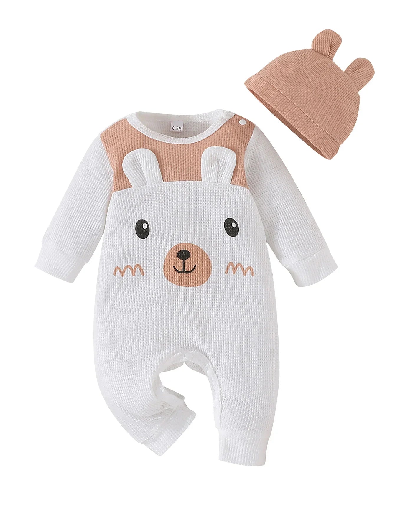 Tutina per bebè con orecchie da orso