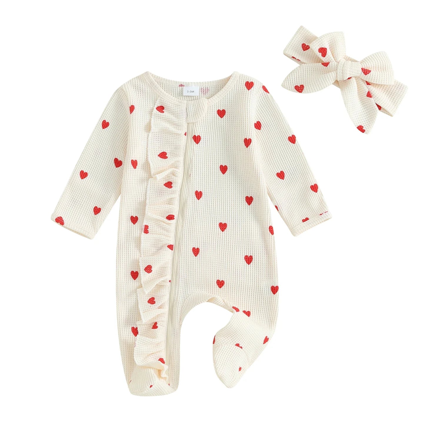Tutina neonata con fascia