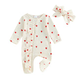 Tutina neonata con fascia