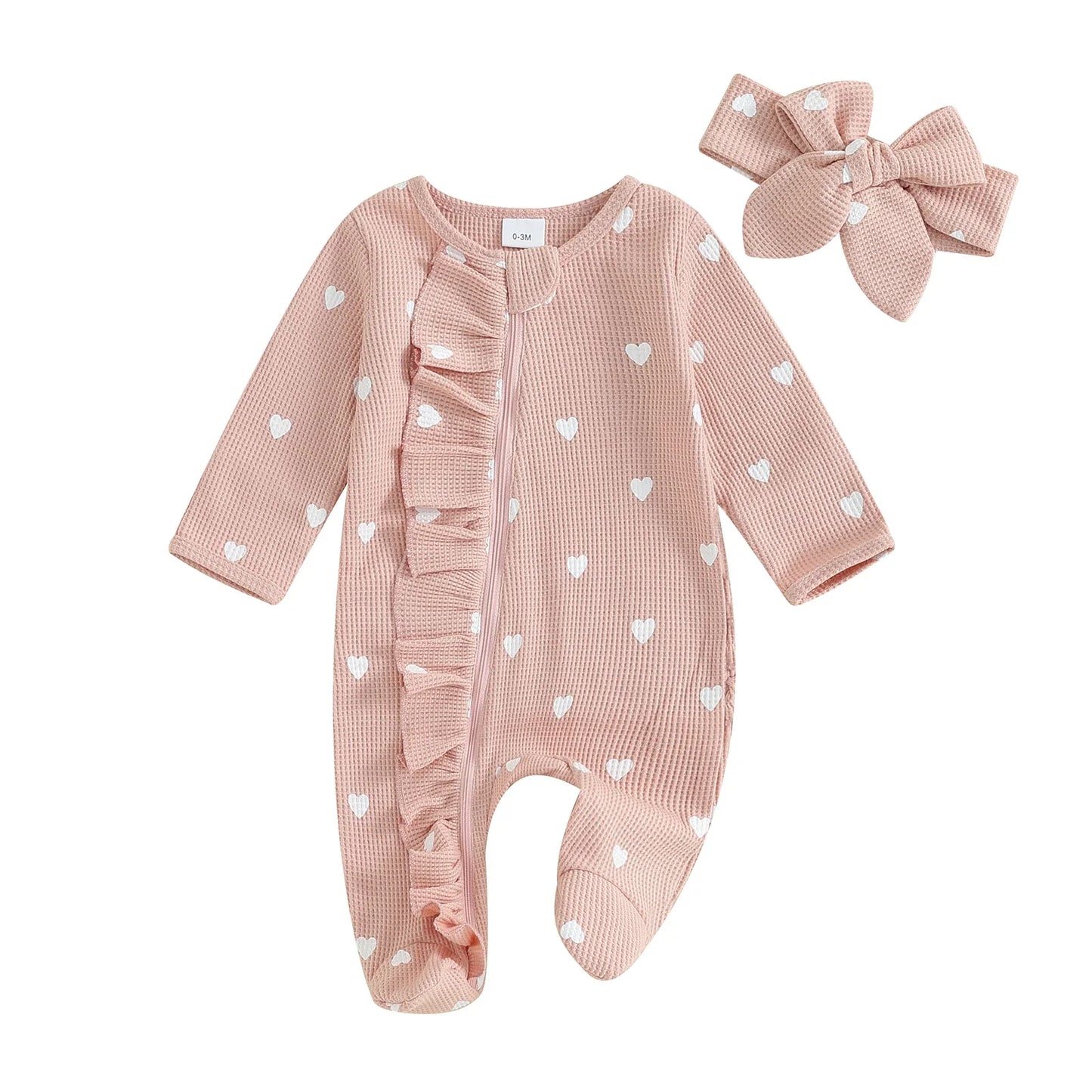 Tutina neonata con fascia