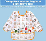 Bavoir Bébé à Manches Longues
