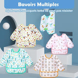 Bavoir Bébé à Manches Longues