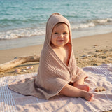 Cape de Bain Bébé en Coton Mousseline