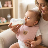 Bavoir Bébé Double Face Gaze de Coton & Éponge