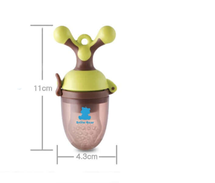 Bite Buddy™ 2-en-1 Distributeur de Nourriture Fraîche & Anneau de Dentition (Sucette en Silicone Sûre)