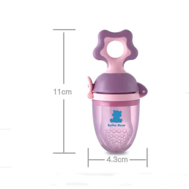 Bite Buddy™ 2-en-1 Distributeur de Nourriture Fraîche & Anneau de Dentition (Sucette en Silicone Sûre)