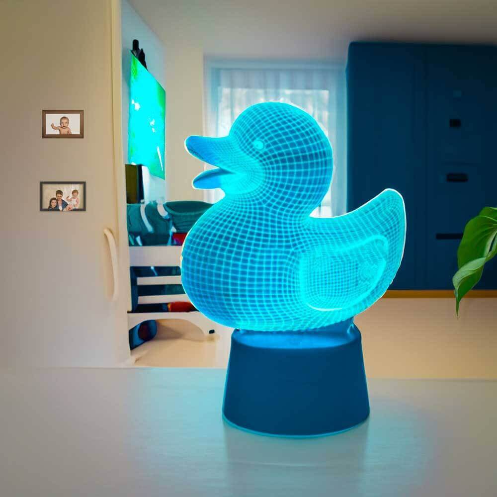 Luminous Dreamscape™ 3D LED Illusion Lamp (16-Color Remote Control Night Light)