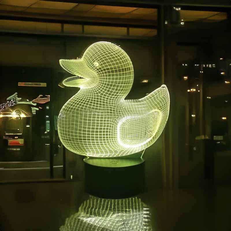 Luminous Dreamscape™ 3D LED Illusion Lamp (16-Color Remote Control Night Light)