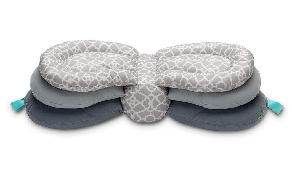Embrace Butterfly™ Coussin d'Allaitement Ajustable (Support à 3 Niveaux de Hauteur)
