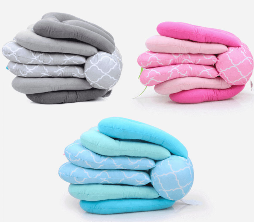 Embrace Butterfly™ Coussin d'Allaitement Ajustable (Support à 3 Niveaux de Hauteur)