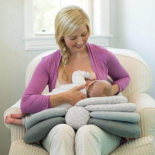 Embrace Butterfly™ Coussin d'Allaitement Ajustable (Support à 3 Niveaux de Hauteur)