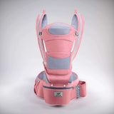 Porte-bébé ergonomique 4-en-1 avec siège de hanche (Nouveau-né jusqu'au tout-petit)