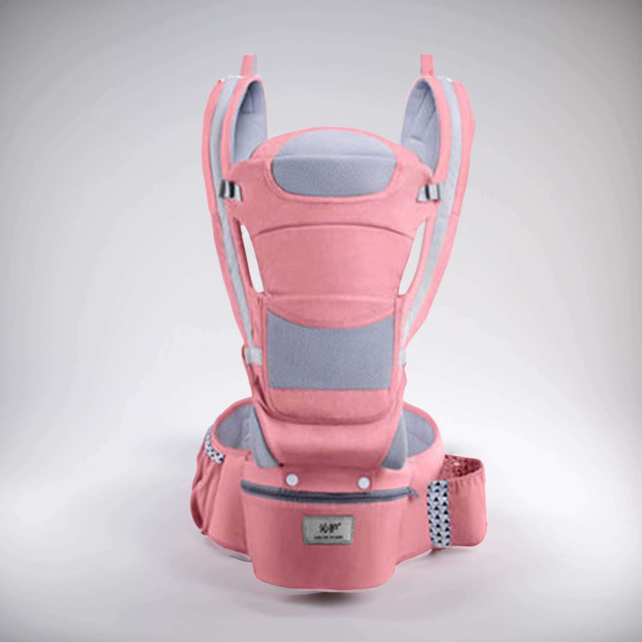 Porte-bébé ergonomique 4-en-1 avec siège de hanche (Nouveau-né jusqu'au tout-petit)